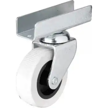 323 - 50x20 Mm Gri Uzun U Tablalı Teker 4 Adet