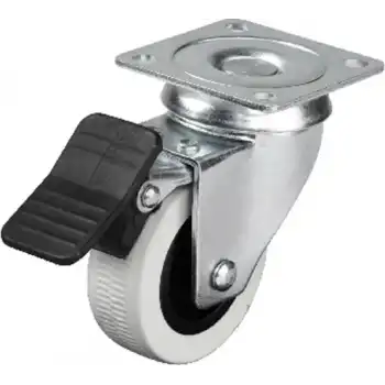 334 - 50x20 Mm Çift Bilyalı Tablalı Frenli Teker 4 Adet