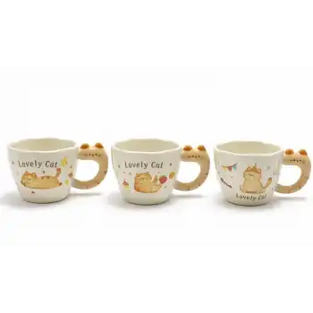 3d Kedi Figürlü Kupa Bardak Alk5036