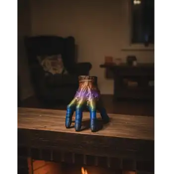 3D Renk Geçişli El Obje 27x22 cm Büyük Boy Ev Dekorasyonu