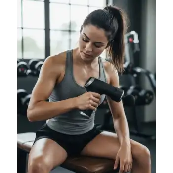 4 Başlıklı Darbeli Şarjlı Masaj Aleti Tabancası Kablosuz