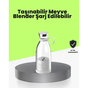 4 Bıçaklı Gıda Sınıfı Paslanmaz Çelik Taşınabilir Blender