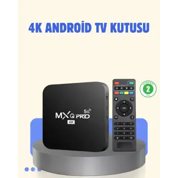 4K Android TV Box – 2GB RAM 16GB ROM, Hızlı Wi-Fi Bağlantılı Akıllı Medya Kutusu
