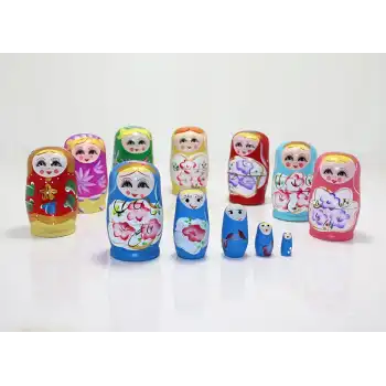 5li Ahşap Matruşka