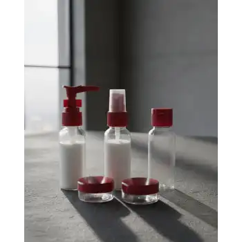 5 Parça Seyahat Dolum Şişesi Seti 30 ml Hafif Tasarım