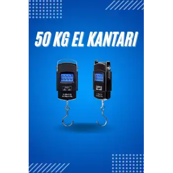 50 Kg Dijital El Terazisi Cep Tartısı El Kantarı Terazi