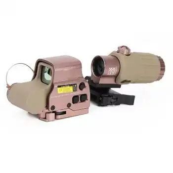 558-G43 XPS2 Hedef İşaretleyici Red Dot - Holografik Nişangâh, 5x Büyütmeli Set Çöl Rengi
