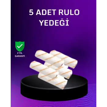 5’li Mini Rulo Boya Seti Duvar Tavan Emülsiyon Uygulama