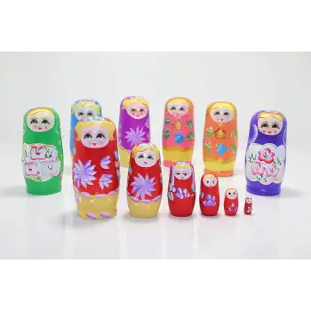 6lı Ahşap Matruşka