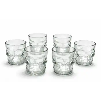 6lı Kurukafa Cam Shot Bardağı Alk2152