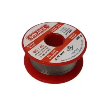 60/40 Lehim Teli 100 Gr 0,75 Mm (sn:60 / Pb:40)