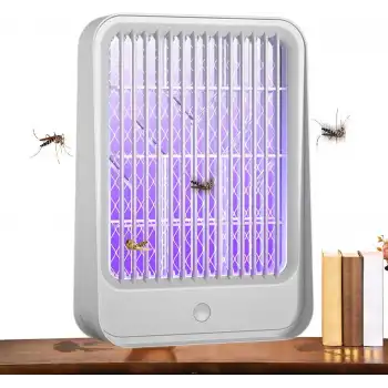 Elektrikli Sinek Kovucu USB Şarjlı Sessiz ve Etkili Led Işıklı Kapan