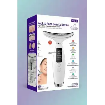 45 Derece Isıtmalı, 400mAh, LCD Göstergeli 7 Modlu, Boyun ve Yüz Sıkılaştırma Cihazı