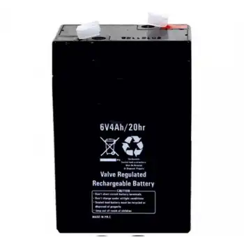 6v 4ah Bakımsız Kuru Akü - Güvenilir Güç Kaynağı