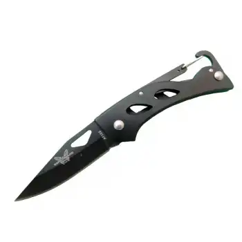 A1103b Siyah Kamp Çakı 15 Cm - Kancalı Metal Saplı