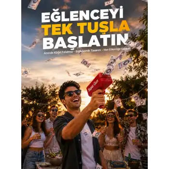 AA Pil ile Çalışan, Kolay Kullanımlı Kâğıt Fırlatıcı Oyuncak Yeni Nesil