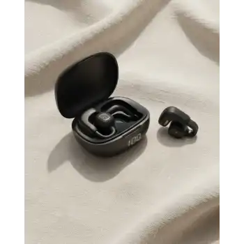 Açık Kulak Kablosuz Spor Kulaklık Dual Mikrofon ve LED Gösterge