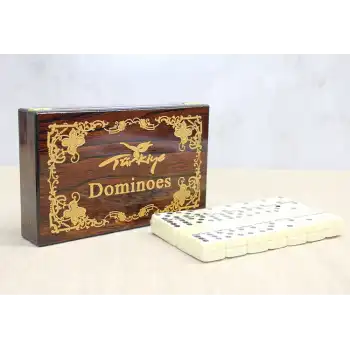 Ahşap Kutulu Domino Oyunu Model 3