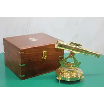 Ahşap Kutulu Pusulalı Dürbün Büyük Boy