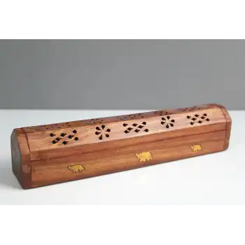 Ahşap Maun Tabut Tütsülük Model 1