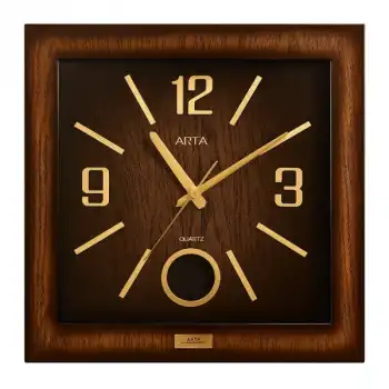 Ahşap Tasarımlı Duvar Saati