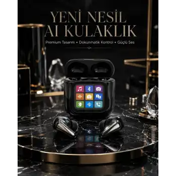 AI Bluetooth Kulaklık Akıllı Dokunmatik Kontrol Özellikli
