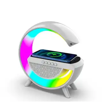 Akıllı Masa Lambası Hoparlör Led Işık & Kablosuz Şarj Alk2289