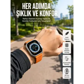 Akıllı Saat Amoled Ekran Bluetooth Bağlantılı Özel Tasarım Unısex