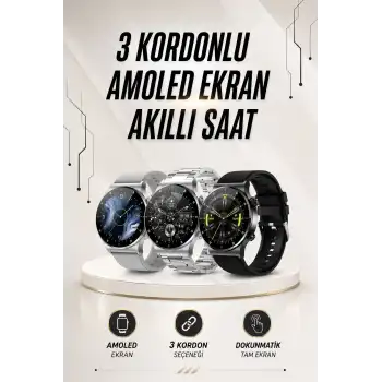 Akıllı Saat Arama Cevaplama Müzik Dinleme GPS Takibi