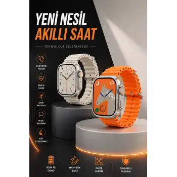 Akıllı Saat Bluetooth Bağlantılı Uyku ve Sağlık Takibi