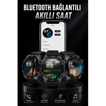 Akıllı Saat GPS VE NFC Özelliği Sesli Görüşme Dokunmstik Ekran