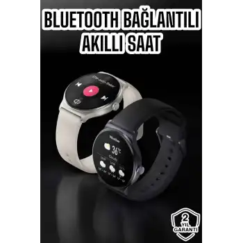 Akıllı Saat Sesli Görüşme Bluetooth Bağlantılı 3 Kordonlu