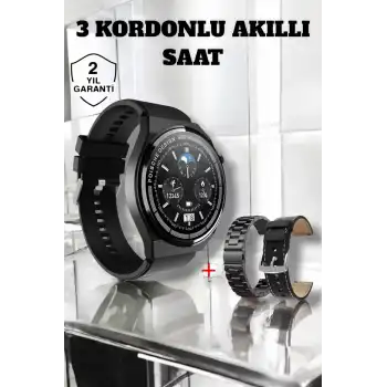 Akıllı Saat Uyku Ve Sağlık Takibi Bildirim Görme Arama Cevaplama
