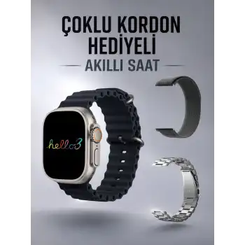 Akıllı Saat Yeni Nesil Bluetooth Bağlantılı Uyku Sağlık Takibi GPS Ve NFC Uyumlu