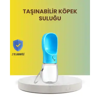 Akıllı Su Akış Kontrollü Köpek Su Matara Taşınabilir Gezdirme Şişesi