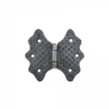 Antika Tarz Dekoratif Pirinç Kelebek Menteşe - 92 Mm, Oksit