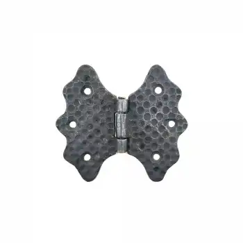 Antika Tarz Dekoratif Pirinç Kelebek Menteşe - 92 Mm, Oksit