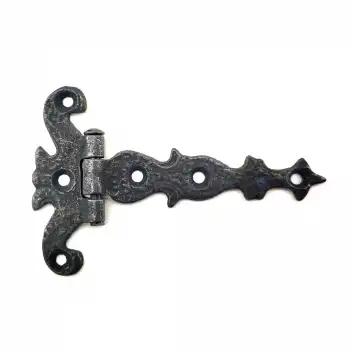 Antika Tarz Dekoratif Pirinç Kuyruklu Kelebek Menteşe - 63x100 Mm, Oksit