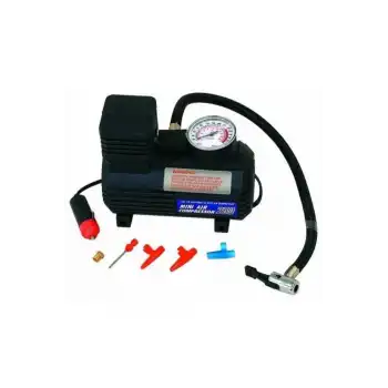Araba Oto Araç Lastik Şişirme Pompası Hava Kompresörü 250psi 12v Volt Şişirici Kompresör Pompa Seti