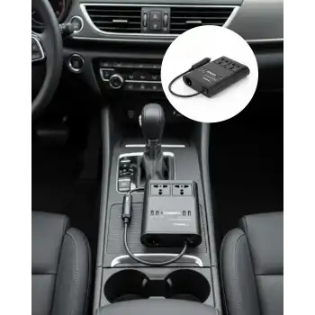 Araç İçin 12V 24V Güç Dönüştürücü 220V Priz ve USB Portlu