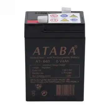 Ataba At-640 6v 4ah Işıldak Aküsü
