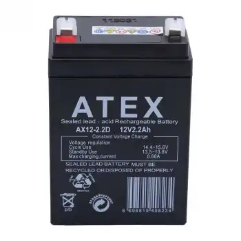 Atex Ax12-2.2 12v 2.2ah Dik Akü