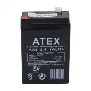 Atex Ax6-2.8 6v 2.8ah Akü
