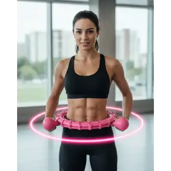 Ayarlanabilir Akıllı Hula Hoop 680 Gr Ağırlıklı Egzersiz Halkası