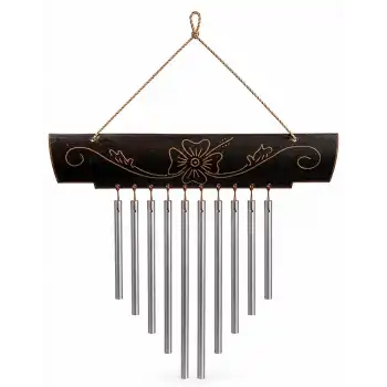 Bambu Metal Çubuklu Rüzgar Çanı No:1048