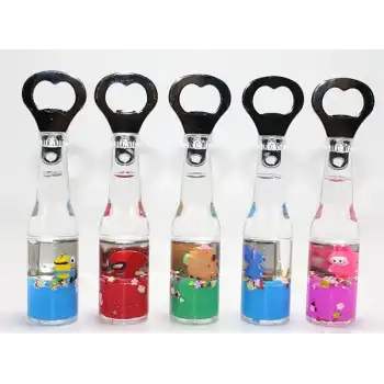 Batmayan Şişe Açacağı Magnet Spiderman, Labubu,kapibara, Stitch, Minion  Alk5279