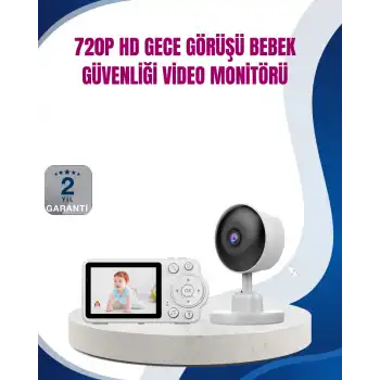 Bebek Monitörü Cry Detection ve HD Gece Görüş Destekli
