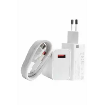 Beyaz Ultra Plus Hızlı Şarj Seti Şarj Adaptörü ve Kablosu 67W