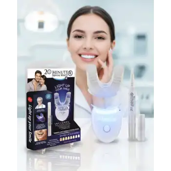 Beyazlatma Kalemli LED Diş Parlatma Seti