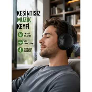 Bluetooth 5.0 Kablosuz Kulaklık-Geniş Alan Kullanım